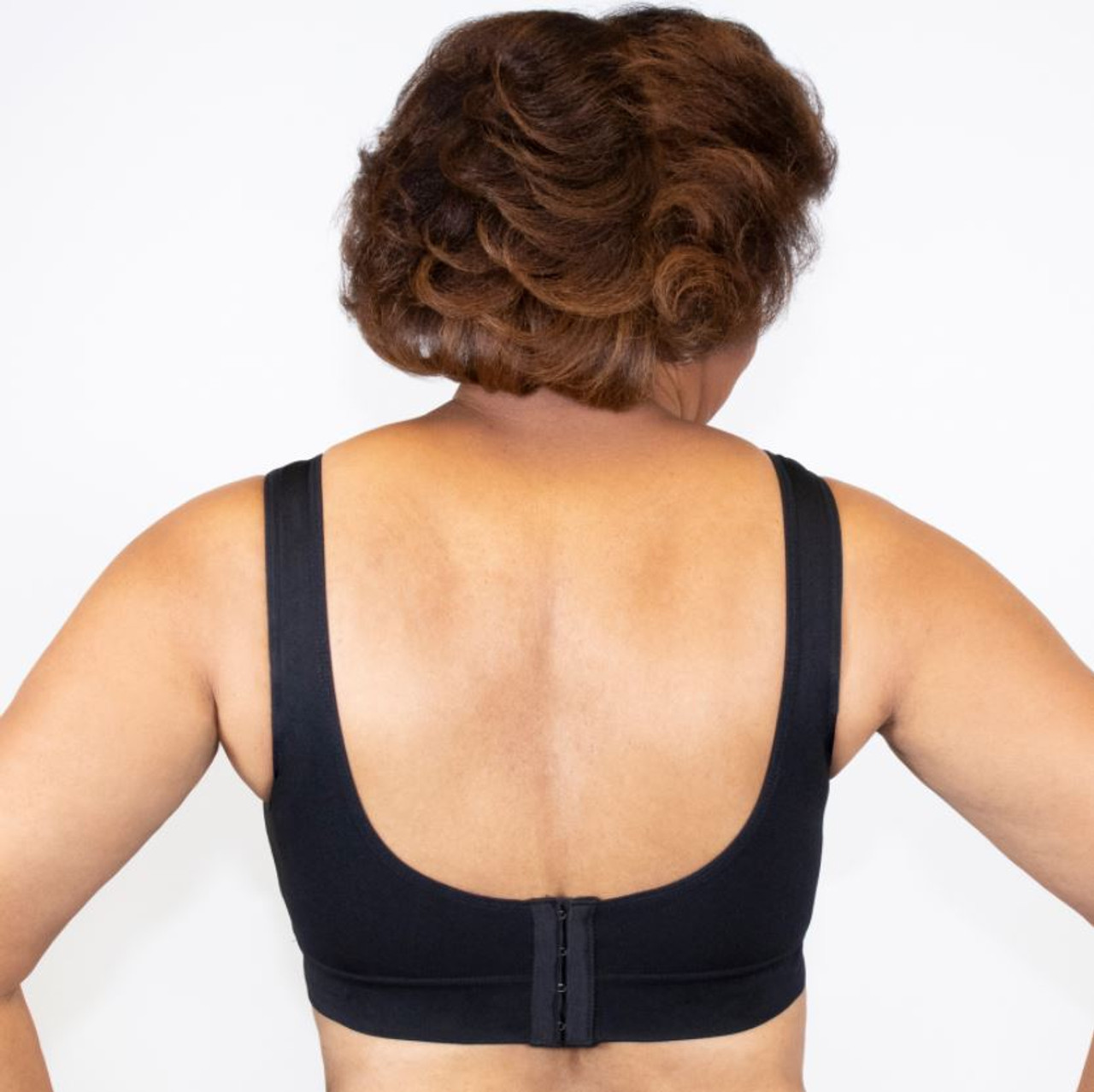 Mastectomy Bra '131 Comfy Convertible Straps' Black or Natural –
