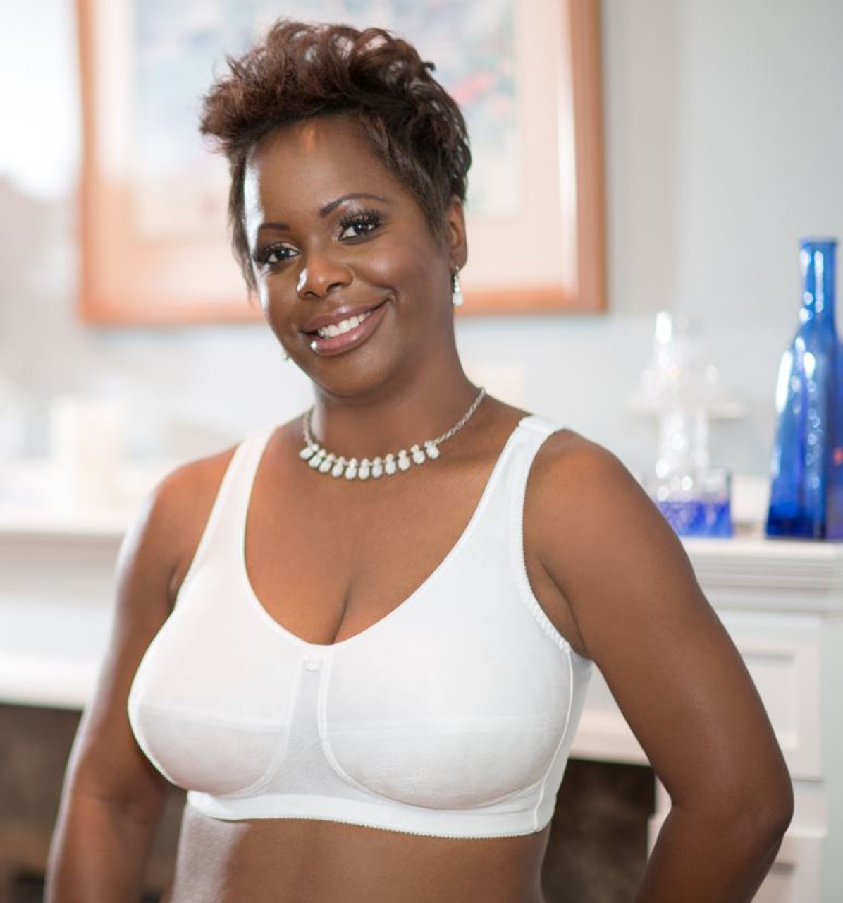American Breast Care Mastectomy Bra Regalia Size 50B Beige at