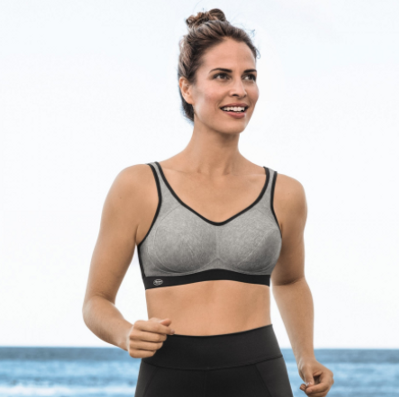 Active Maximum Support Wire Free Sports Bra Black 42D by Anita