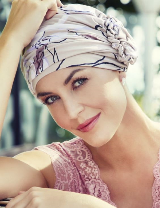 Turban Chemo Deresina - Marine - Taille Unique - Pour Perte De Cheveux (Cancer, Alopécie)