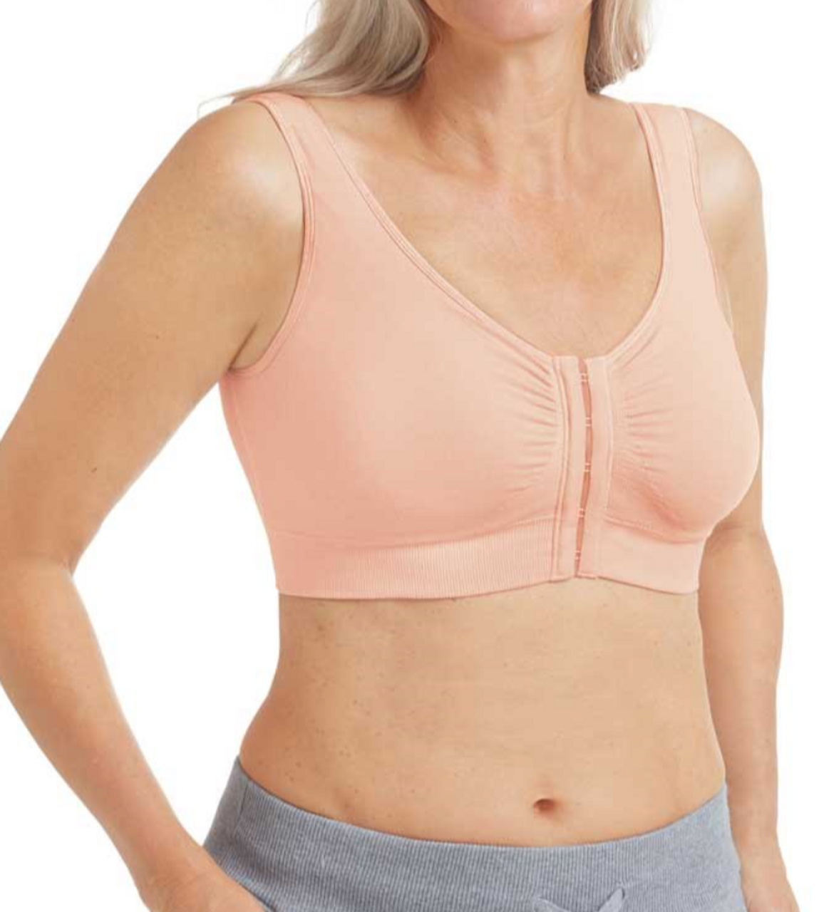 TOSOFT Postpartum Recovery Bras for Women High Compression Push Up Sculpting  Camisole Bra Underwear with 8-Row Buckles (Color : Beige, Size : 75/34B) at   Women's Clothing store