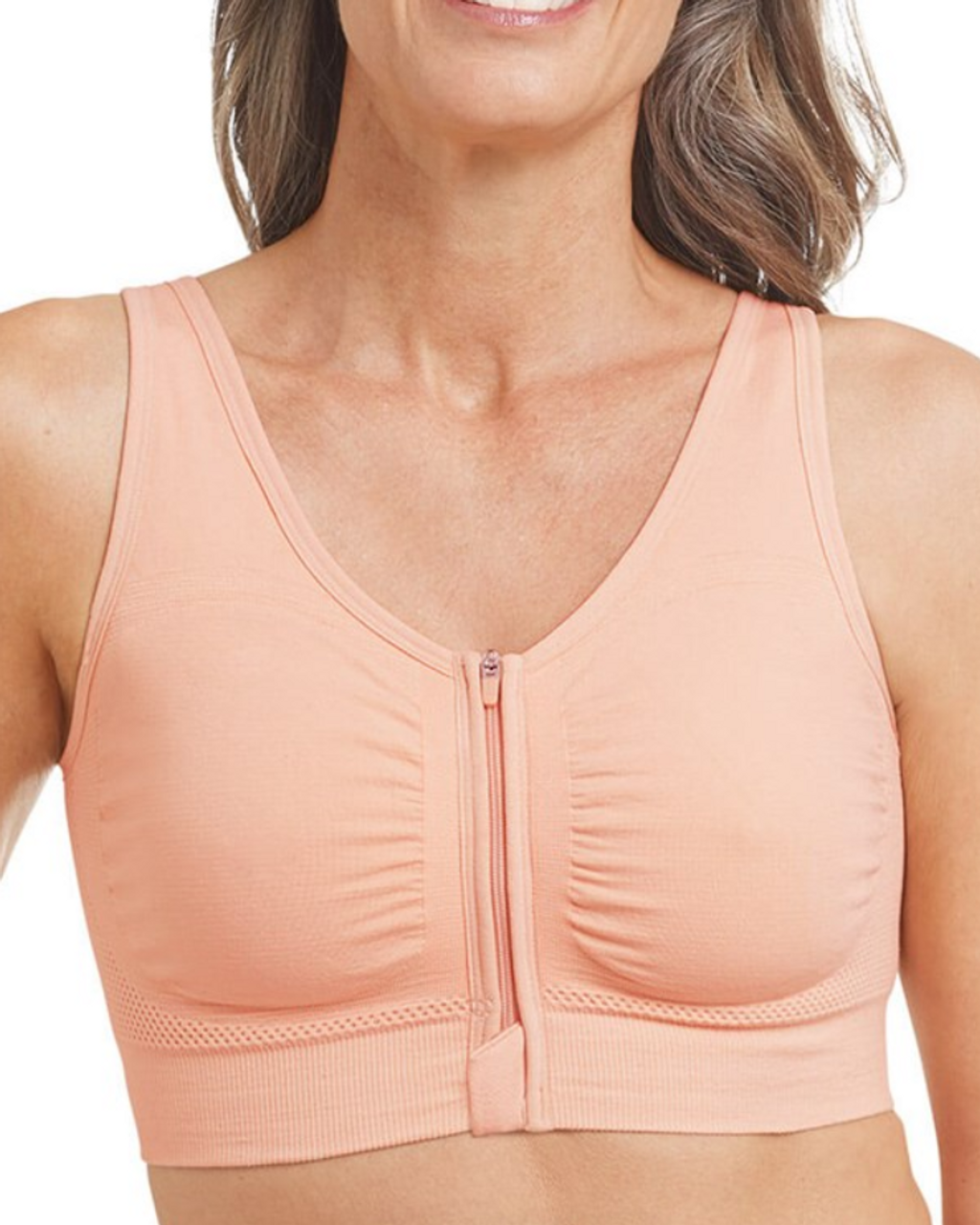 2pcs Front Closure Post Surgery Bra Mastectomy Bra with Breast Prosthesis  Pockets Top Lingerie Middle Elderly Women Bra (Color : A, Size : S/Small)  at  Women's Clothing store