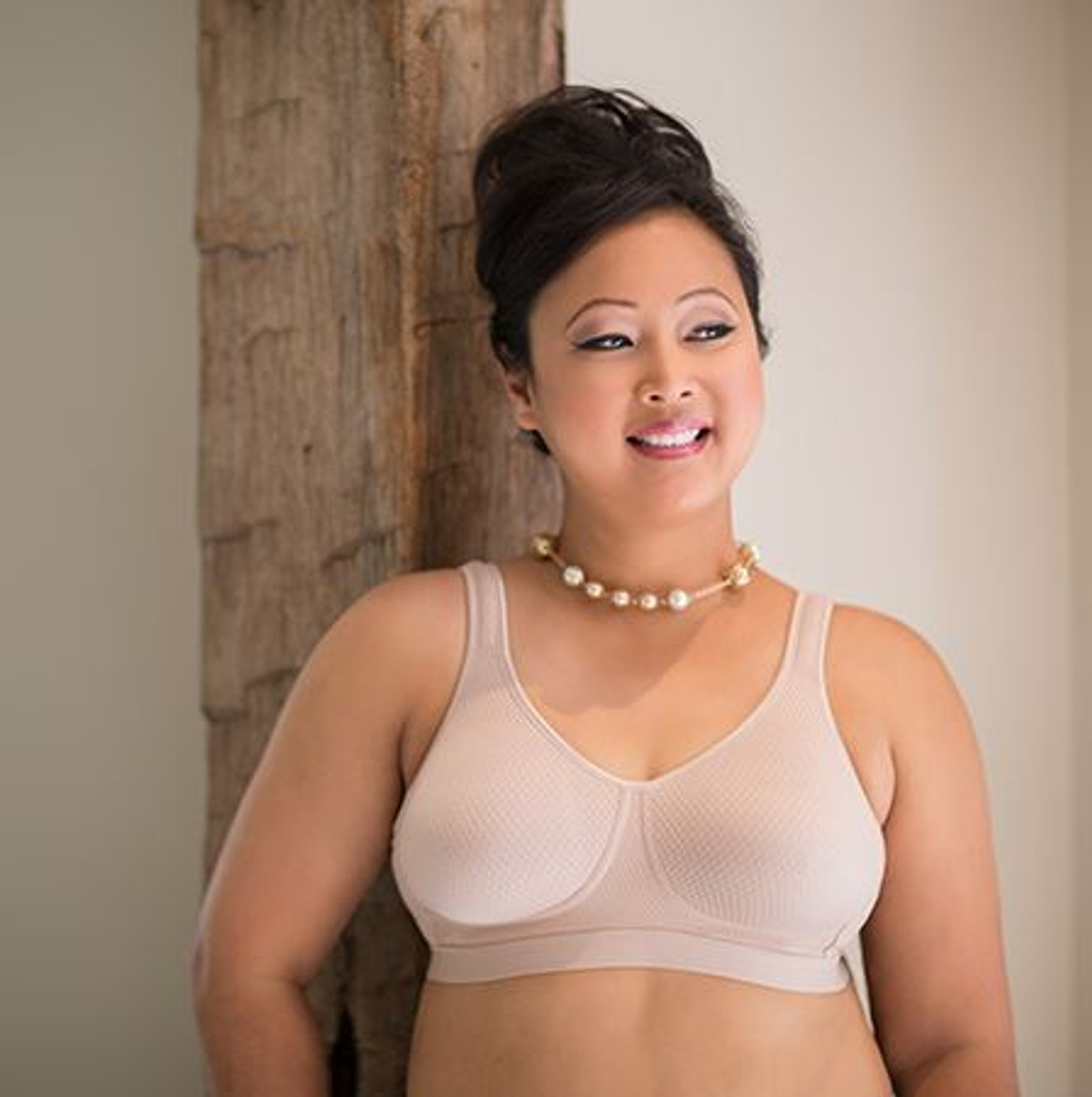 American Breast Care Mastectomy Bra Regalia Size 50B Beige at   Women's Clothing store