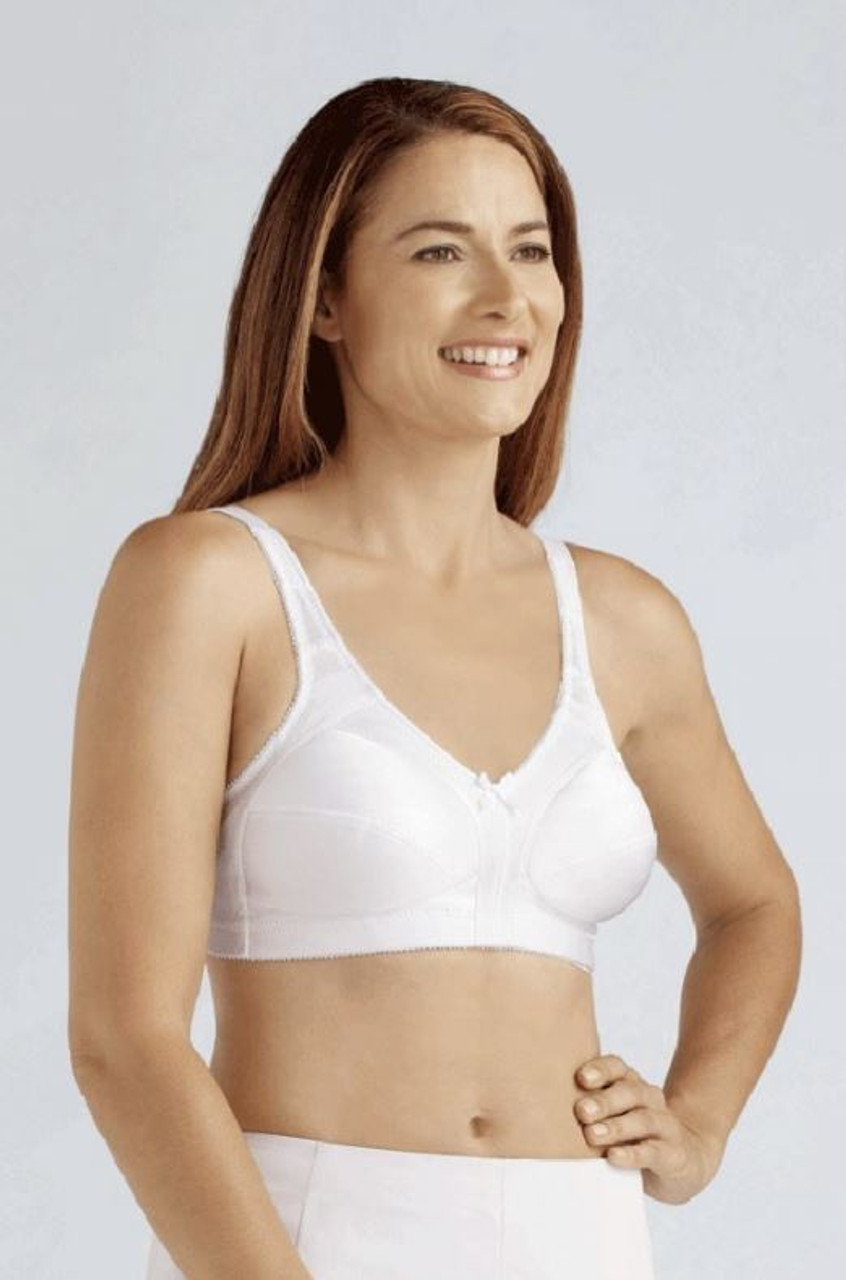 Amanda Non-wired Mastectomy Mastectomy Bra - white