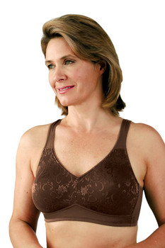 Post mastectomy fashion bra  
Brown