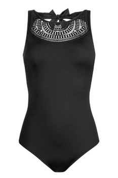Toronto One-Piece High Neckline Swimsuit Mastectomy swimwear by Amoena -  black, Amoena UK