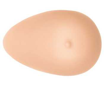 Amoena Essential 2E 474 standard weight silicone teardrop breast form in ivory-Back