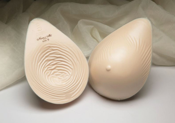 Discount Breast Forms, Breast Prosthesis,
Lightweight, Tapered Oval Shape for Pendulous Breasts

