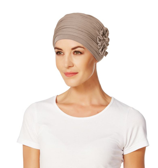 Lotus Solid Turban-LS167-Light Brown
by Christine Headwear
Bamboo Hat | Bamboo Cap | Bamboo Beanie 