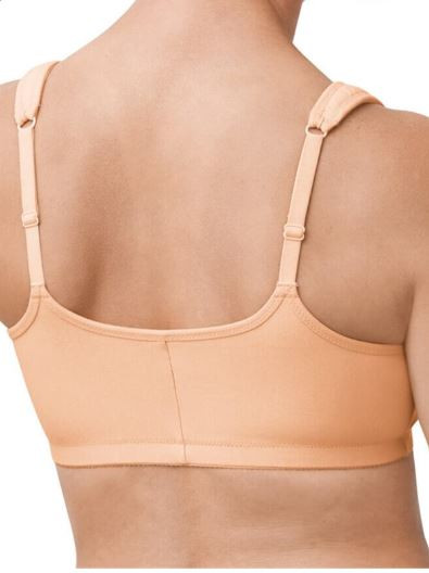 Amoena Mastectomy Bra Fleur Wire-Free Cotton Bra -back