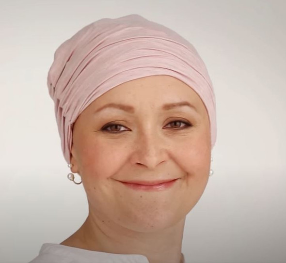 Chitta Turban/Headband- Model - Rose Melange
