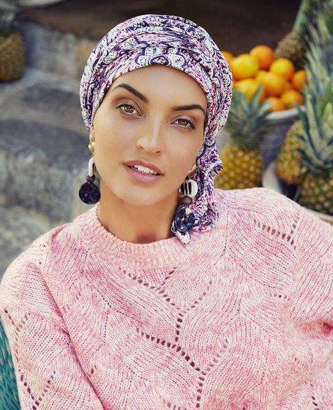 Sapphire Boho Turban Moroccan Vibes