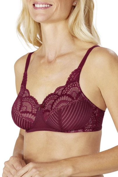 Karolina Wire Free Mastectomy Bra -Red/Nude- sold out
by Amoena Canada