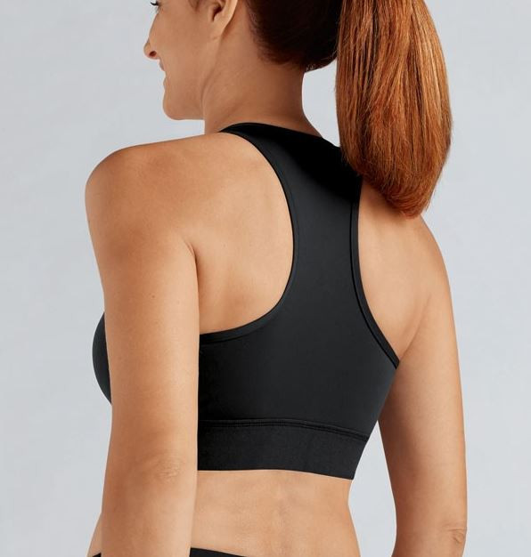 Amoena Mastectomy Bra a Front Zipper Sports Bra after Breast Surgery