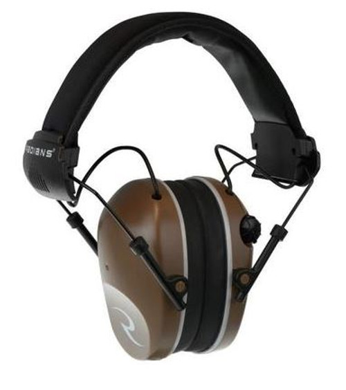 Radians Dual Mic Electronic Earmuff Blk Tan
