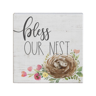 Bless Our Nest- Small Talk Square