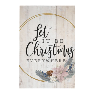 Let It Be Christmas - Rustic Pallet
