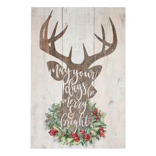 Merry and Bright - Rustic Pallet