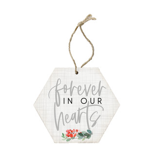 Forever Hearts Holly - Ornament