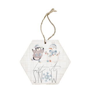Let It Snow Penguins - Ornament