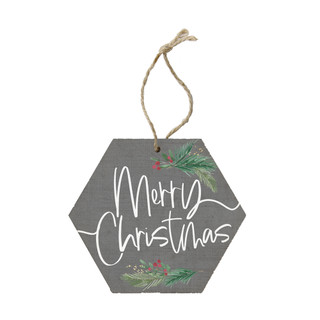 Merry Christmas Gray - Ornament