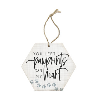 You Left Pawprints - Ornament