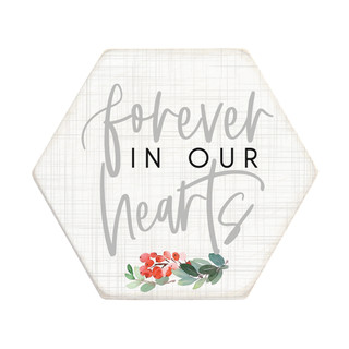 Forever Hearts Holly - Honeycomb Coasters