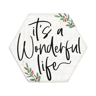 Wonderful Life Holly - Honeycomb Coasters