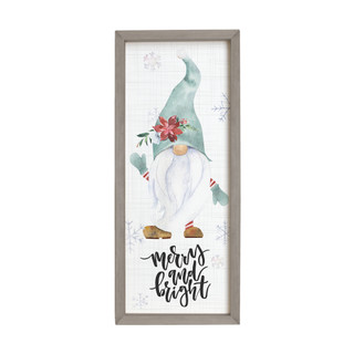 Merry and Bright Gnome - Farmhouse Frame