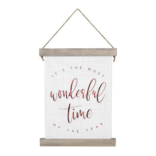 Most Wonderful Time - Hanging Canvas