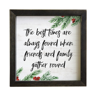Best Times Found - Rustic Frame