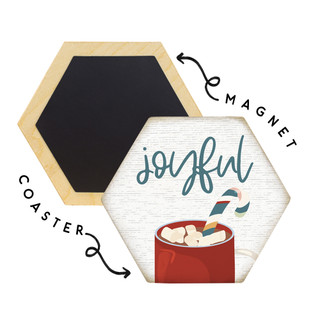 Joyful Mug - Honeycomb Coasters