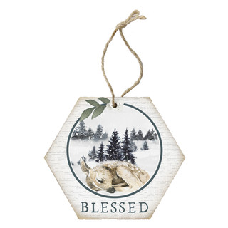 Blessed Deer - Honeycomb Ornaments