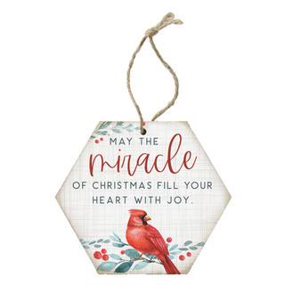 Miracle Of Christmas - Honeycomb Ornaments