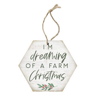 Farm Christmas PER - Honeycomb Ornaments