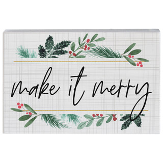 Make It Merry - Small Talk Rectangle