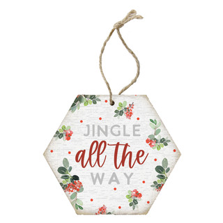 Jingle Way Holly - Honeycomb Ornaments