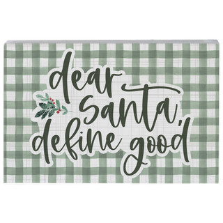 Define Good Plaid - Small Talk Rectangle
