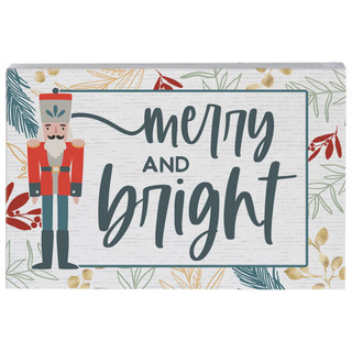 Merry And Bright Leaves - Small Talk Rectangle