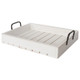 SMALL RUSTIC TRAY - WHITE
ÂŠÂ—Â¢ 14.5" x 8.5" x 3"