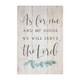Serve The Lord - Rustic Pallet