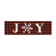 Joy Buffalo Plaid - Vintage Pallet Boards
