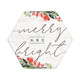 Merry And Bright - Honeycomb Coasters