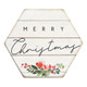 Merry Christmas - Honeycomb Coasters