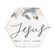 Jesus Best Gift - Honeycomb Coasters