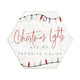 Christmas Lights - Honeycomb Coasters