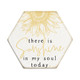 Sunshine In My Soul - Honeycomb Coasters