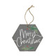 Merry Christmas Gray - Ornament