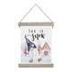 Let It Snow Gnome - Hanging Canvas