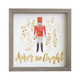 Merry And Bright Nutcracker - Rustic Frame